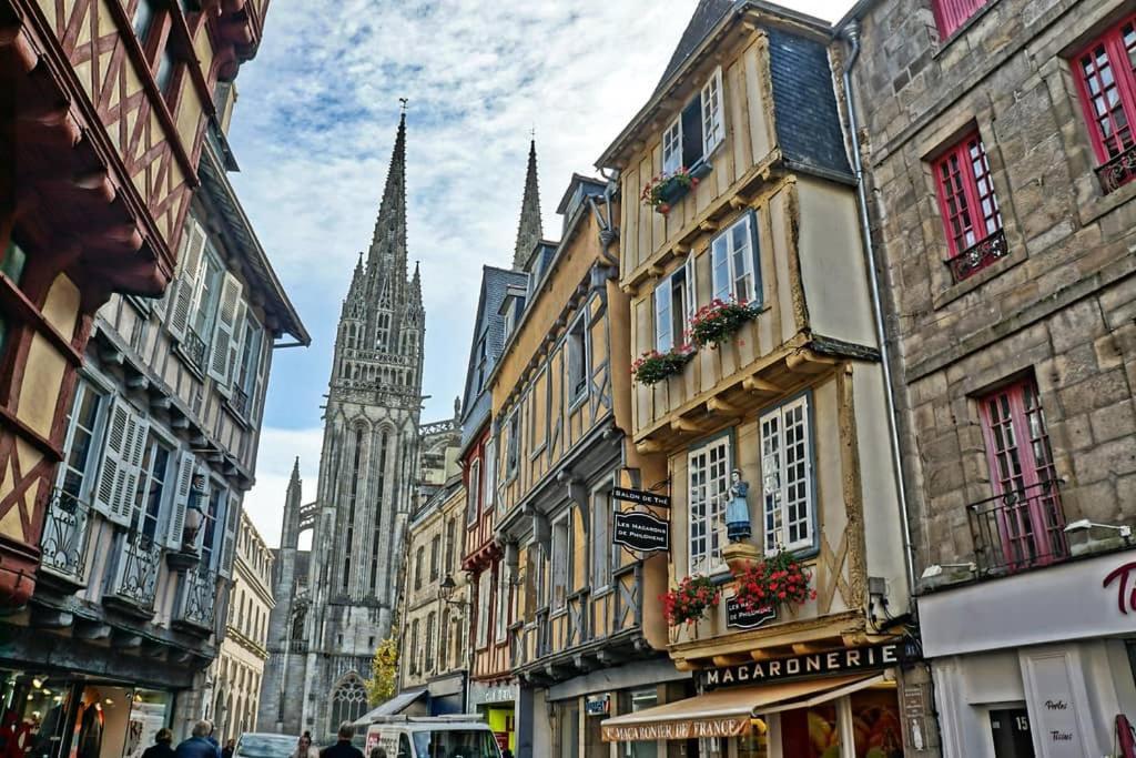 Ty Glaz Apartment Quimper Bagian luar foto